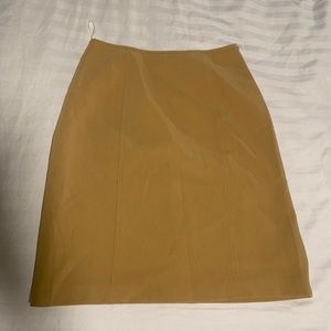 Vintage Kasper tan brown pencil skirt